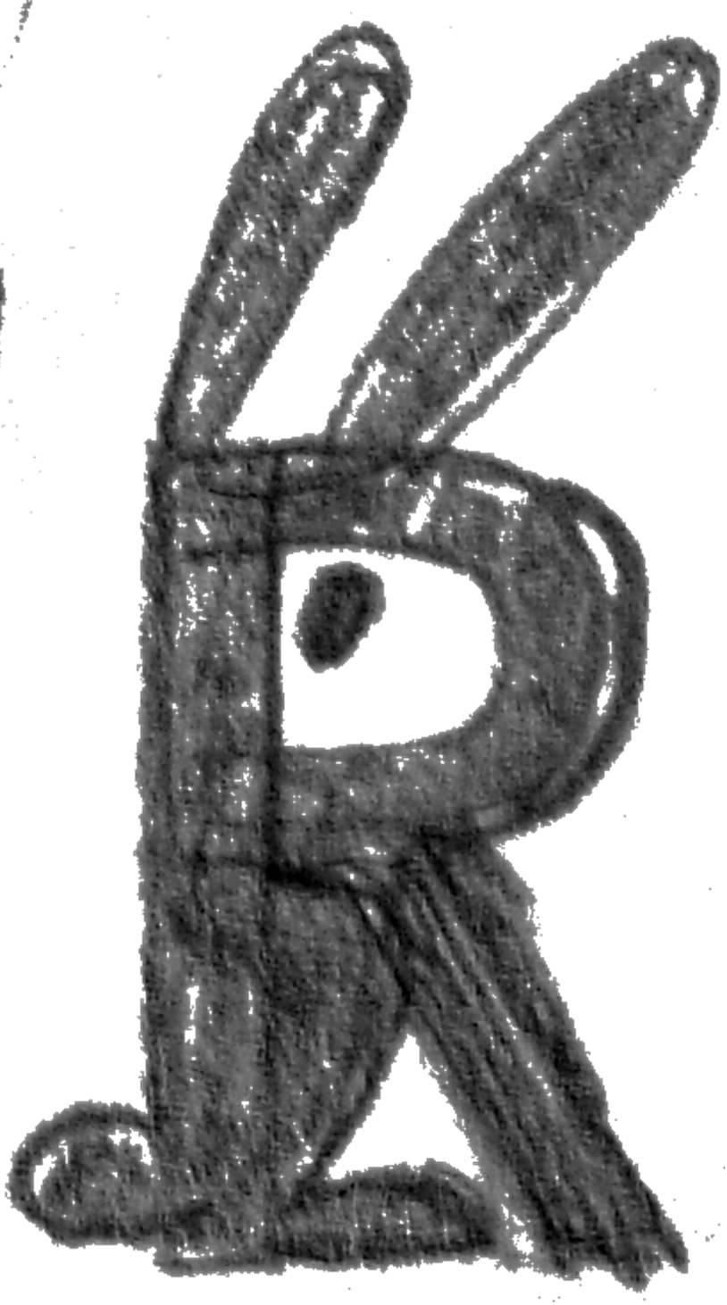 R for rabbit