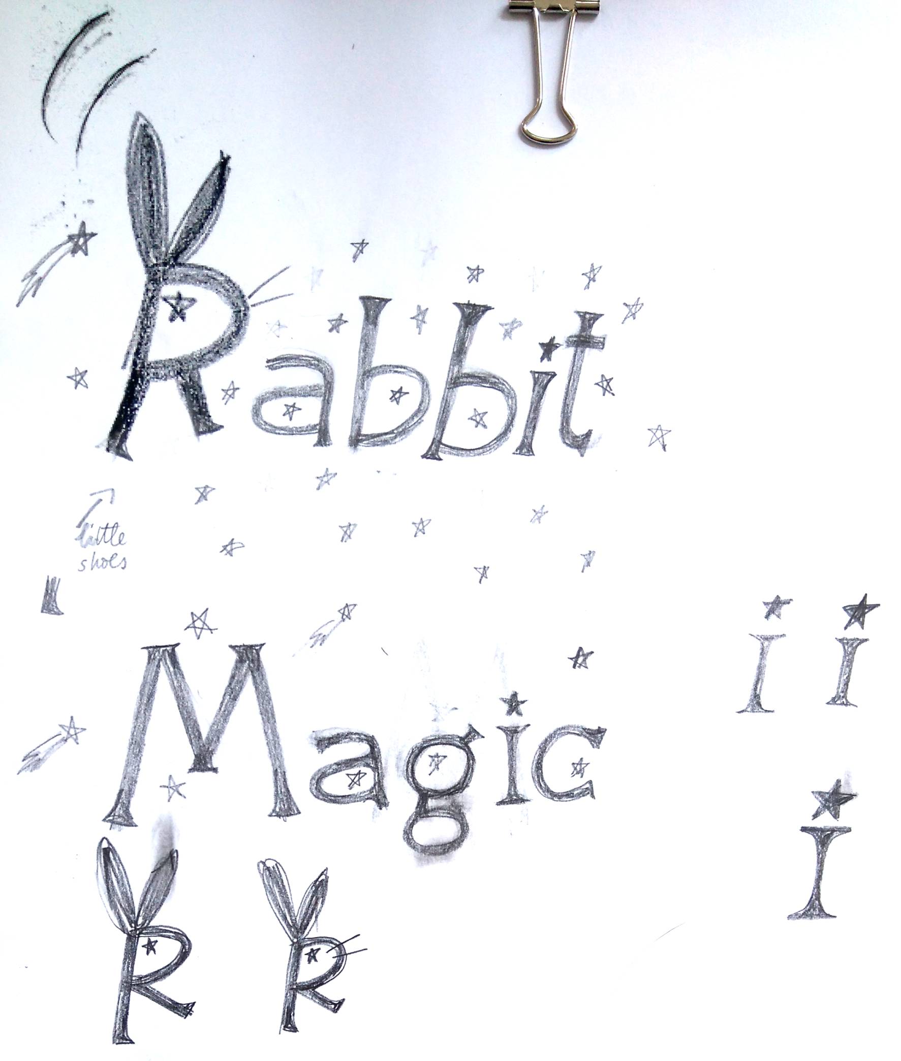 Magic Rabbit lettering